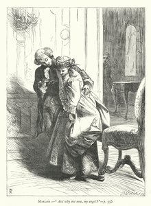 Ilustracja do She Stoops To Conquer (rycina) autorstwa George John Pinwell