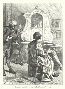 Ilustracja do Człowieka dobrodusznego (rycina) autorstwa George John Pinwell