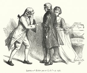 Ilustracja do Człowieka dobrodusznego (rycina) autorstwa George John Pinwell