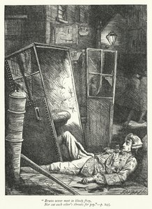 Ilustracja do The Logicians obalone (rycina) autorstwa George John Pinwell