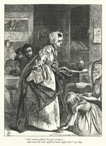 Ilustracja do Podróżnika (grafika) autorstwa George John Pinwell