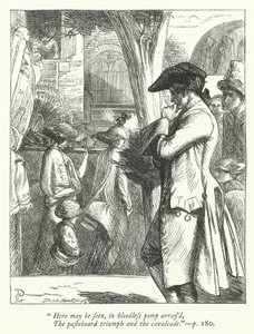 Ilustracja do Podróżnika (grafika) autorstwa George John Pinwell