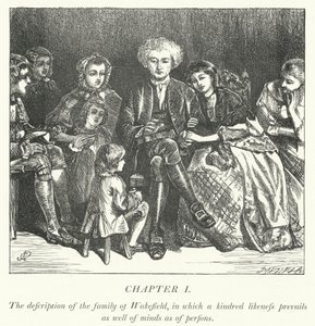 Ilustracja do Wikariusza z Wakefield (grafika) autorstwa George John Pinwell