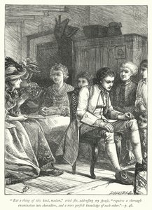 Ilustracja do Wikariusza z Wakefield (grafika) autorstwa George John Pinwell