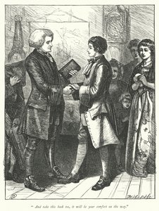 Ilustracja do Wikariusza z Wakefield (grafika) autorstwa George John Pinwell