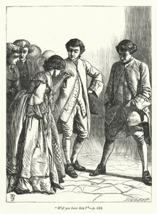 Ilustracja do Wikariusza z Wakefield (grafika) autorstwa George John Pinwell
