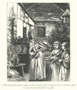 Ilustracja do Wikariusza z Wakefield (grafika) autorstwa George John Pinwell