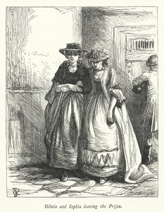 Ilustracja do Wikariusza z Wakefield (grafika) autorstwa George John Pinwell