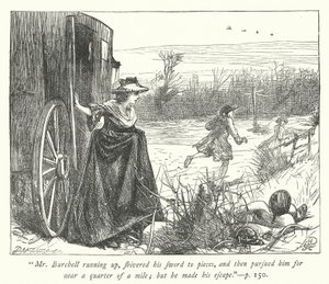Ilustracja do Wikariusza z Wakefield (grafika) autorstwa George John Pinwell