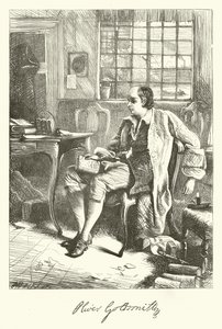 Oliver Goldsmith (Grawerowanie) autorstwa George John Pinwell