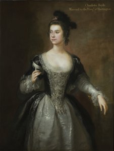 Portret lady Charlotte Boyle, baronowej Clifford i markizy Hartington, ok. 1748-56 (olej na płótnie)