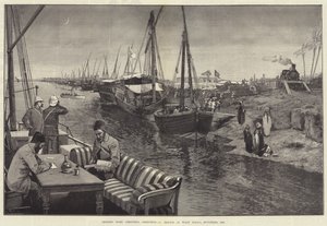 Wysyłanie do domu świątecznych pozdrowień, szkic w Wady Halfa, listopad 1884 r.