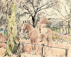 Don Roberto Cunninghame Graham w Rotten Row, Hyde Park