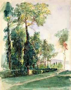 W Cascine, Florencja, 1845 (wc na papierze)