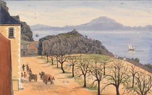 Góry Afryki ze szpitala na Gibraltarze