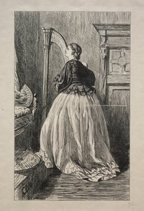 O zaśpiewaj jeszcze raz tę prostą piosenkę, 1862. autorstwa George Louis Palmella Busson Du Maurier