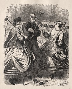 Nasza impreza krokietowa autorstwa George Louis Palmella Busson Du Maurier