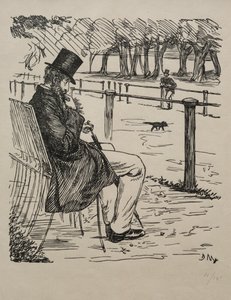 Ostatni z baronów, 1855. autorstwa George Louis Palmella Busson Du Maurier