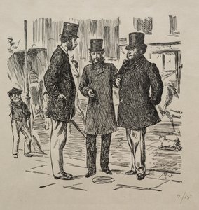 Mała chwila przed wprowadzeniem autorstwa George Louis Palmella Busson Du Maurier