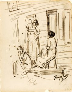 Bez tytułu (Grupa postaci) autorstwa George Luks