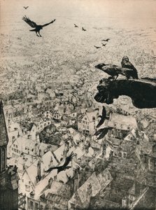 „Kawki z Chartres”, 1917 autorstwa George Marples