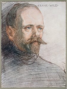 Portret Franka Wilda (1873-1939) z „Serca Antarktyki” Sir Ernesta Shackletona (1874-1922) c.1909