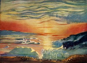 Jesienny zachód słońca, ok. 1908, 1909
