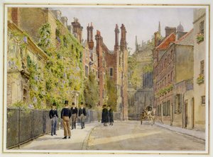 Keats Lane, Eton College, 1895 (wc)