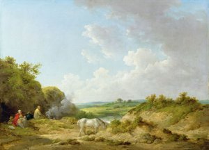 Cygańskie obozowisko autorstwa George Morland