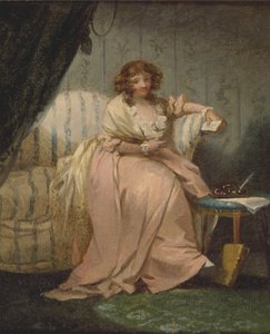 Kobieta o imieniu Anne, żona artysty autorstwa George Morland