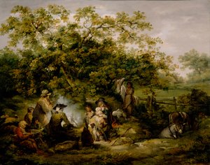 Cygańskie obozowisko autorstwa George Morland