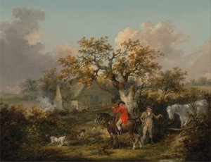 Strzelanie do kuropatw autorstwa George Morland