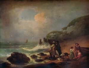 Polowanie na ptactwo morskie, 1795 autorstwa George Morland