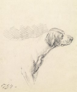 Studium psa, 1794 autorstwa George Morland