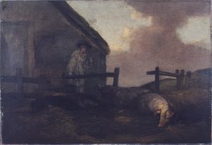 Świniopas (olej na płótnie) autorstwa George Morland
