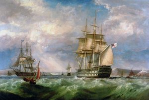 Brytyjscy żołnierze płynący do portu Cork