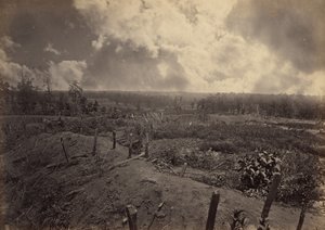 Pole bitwy pod Atlantą w Georgii, 22 lipca 1864. Nr 2 autorstwa George N. Barnard