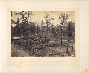Pole bitwy pod Atlantą, Georgia, 22 lipca 1864 r., nr 1 autorstwa George N. Barnard