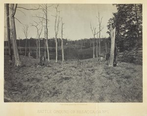 Battle Ground of Resacca, GA, nr 1 autorstwa George N. Barnard