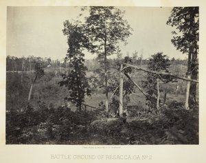 Battle Ground of Resacca, GA, nr 2 autorstwa George N. Barnard