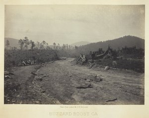 Buzzard Roost, GA autorstwa George N. Barnard