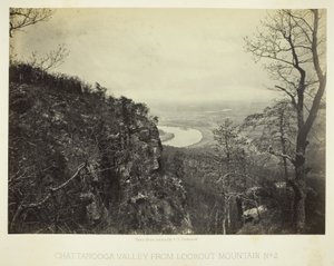 Dolina Chattanooga z góry Lookout, nr 2 autorstwa George N. Barnard