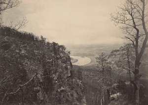 Dolina Chattanooga z Góry Widokowej nr 2, lata 60. XIX wieku. autorstwa George N. Barnard
