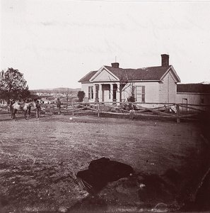 Biuro Głównego Komisarza, Chattanooga, ca. 1864. autorstwa George N. Barnard