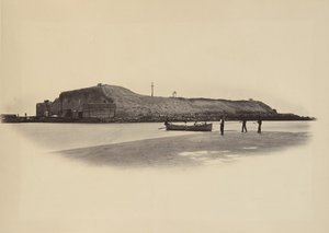 Fort Sumpter, lata 60. XIX wieku. autorstwa George N. Barnard