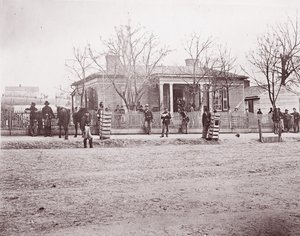 Siedziba generała Shermana lub Thomasa, Chattanooga, ca. 1864. autorstwa George N. Barnard