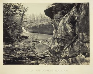 Lu-La Lake Lookout Mountain autorstwa George N. Barnard