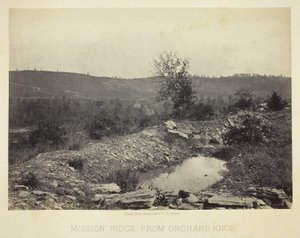 Mission Ridge z Orchard Knob autorstwa George N. Barnard