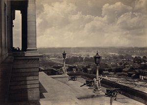 Nashville widziane z Kapitolu autorstwa George N. Barnard