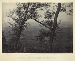 Orchard Knob z Mission Ridge autorstwa George N. Barnard